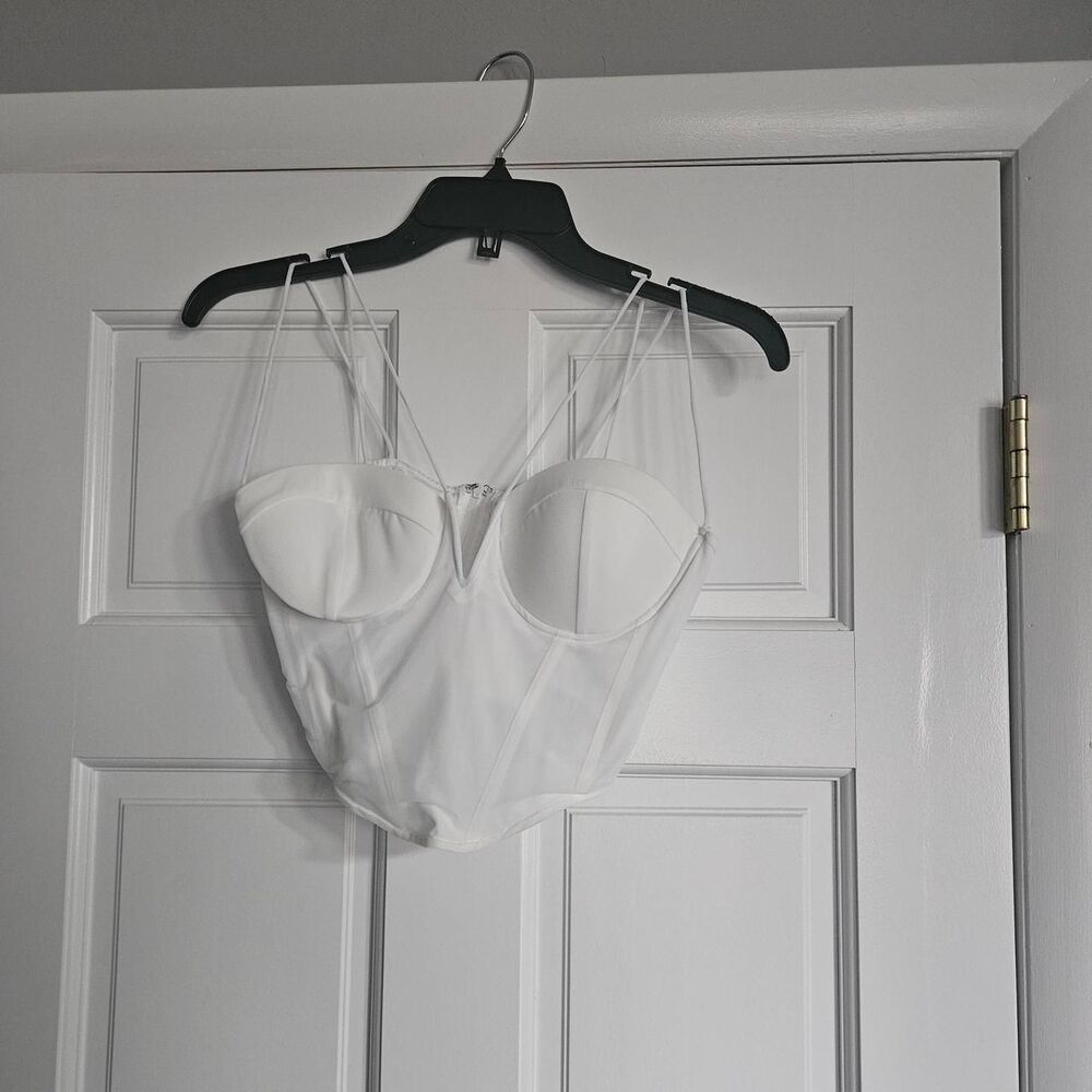 Fashion-nova Women's White Corset